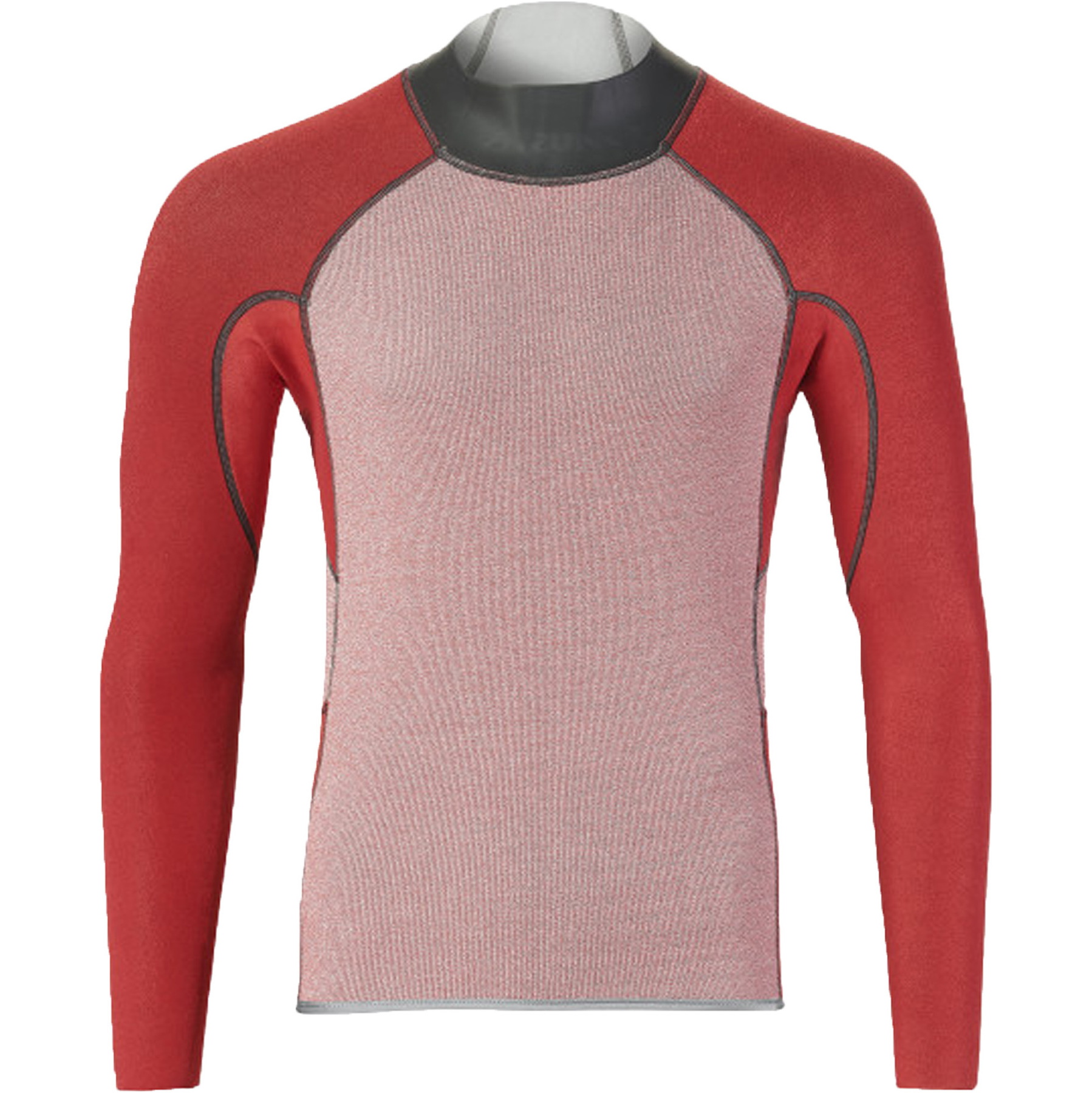 2026 Musto Da Uomo Flexlite Vapour 1.0 Manica Lunga Muta Top 82068 - Grey Marl